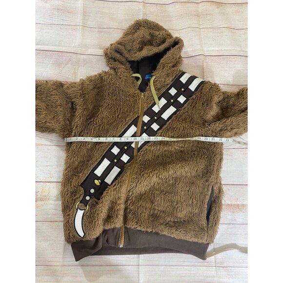 Star Wars Adults Cosplay Faux Fur Chewbacca Furry Hoodie - Small - Picture 9 of 13